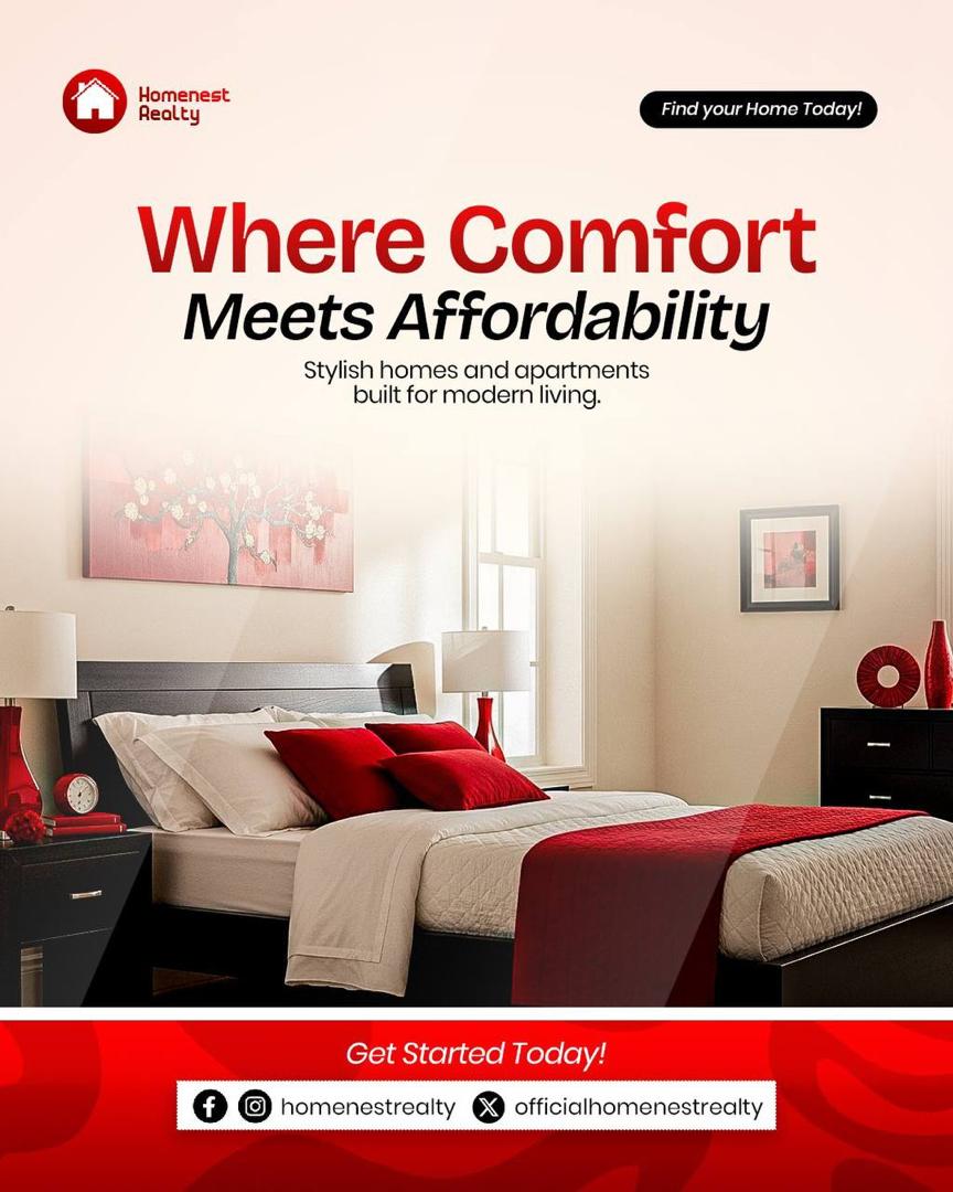 HomeNest · Where Comfort Meets Affordability