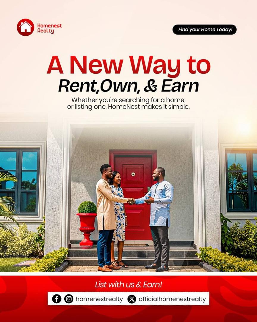 HomeNest · Rent, Own & Earn